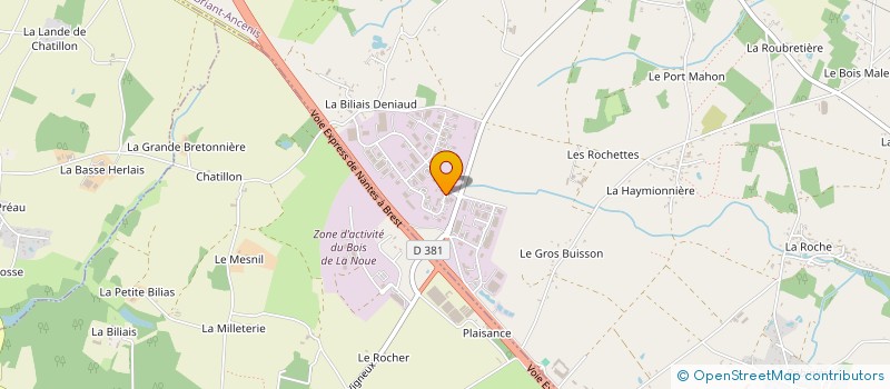 localisation de l'entreprise SCI EVO CONCEPT à VIGNEUX-DE-BRETAGNE