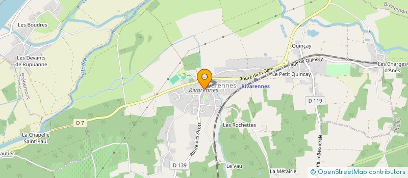 localisation de l'entreprise SCI EVOKA à RIVARENNES