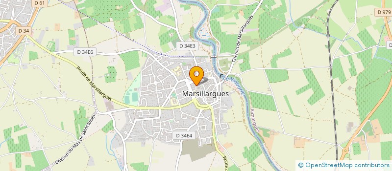 localisation de l'entreprise SCI EVOL  MARSILLARGUES