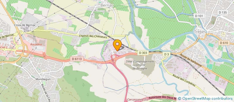 localisation de l'entreprise SCI EVOL  TREBES