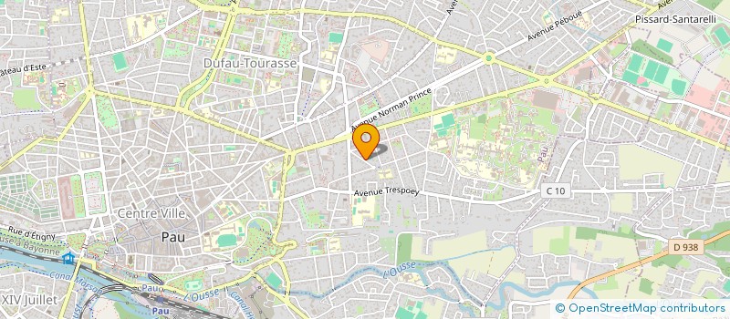 localisation de l'entreprise SCI EVOL64 à PAU