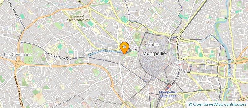 localisation de l'entreprise SCI EVOLI à MONTPELLIER