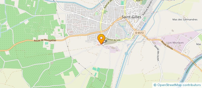 localisation de l'entreprise SCI EVOLIG à SAINT-GILLES