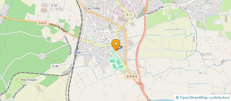 localisation de l'entreprise SCI EVOLIS à ELNE
