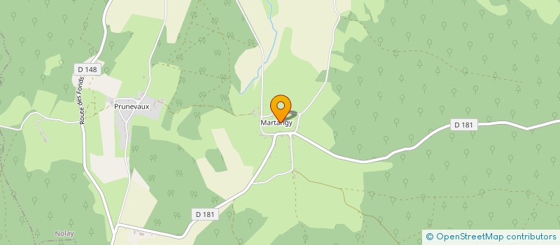 localisation de l'entreprise SCI EVOLUTION à NOLAY