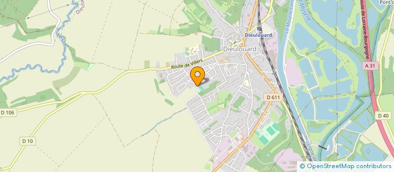 localisation de l'entreprise SCI EVOLUTION  AUTREVILLE-SUR-MOSELLE