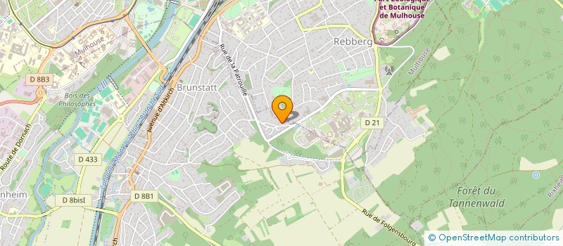 localisation de l'entreprise SCI EVOLUTION  BRUNSTATT-DIDENHEIM