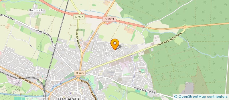 localisation de l'entreprise SCI EVOLUTION  HAGUENAU