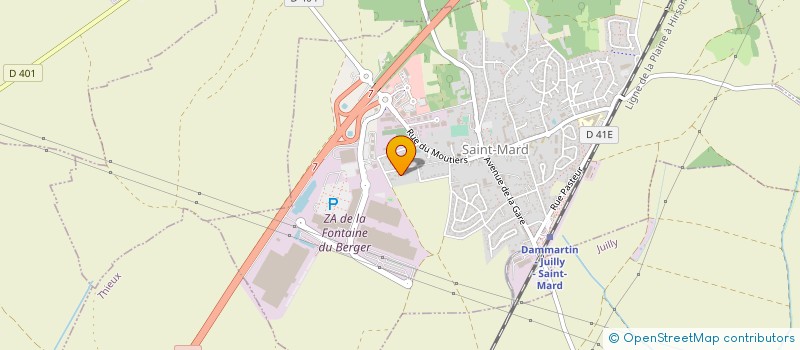 localisation de l'entreprise SCI EVOLUTION  SAINT-MARD