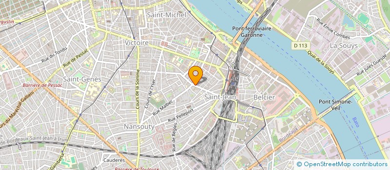 localisation de l'entreprise SCI EVOLUTION  BORDEAUX