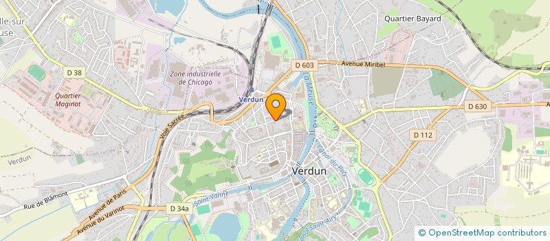 localisation de l'entreprise SCI EVOLUTION  VERDUN