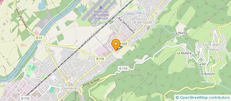 localisation de l'entreprise SCI EVOLUTION  LE VERSOUD