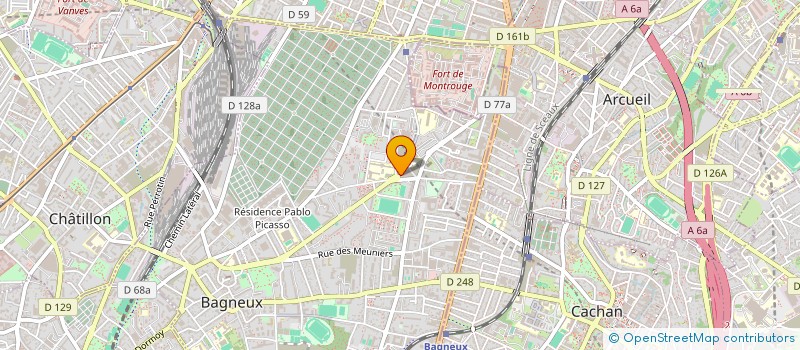 localisation de l'entreprise SCI EVOLUTION à BAGNEUX