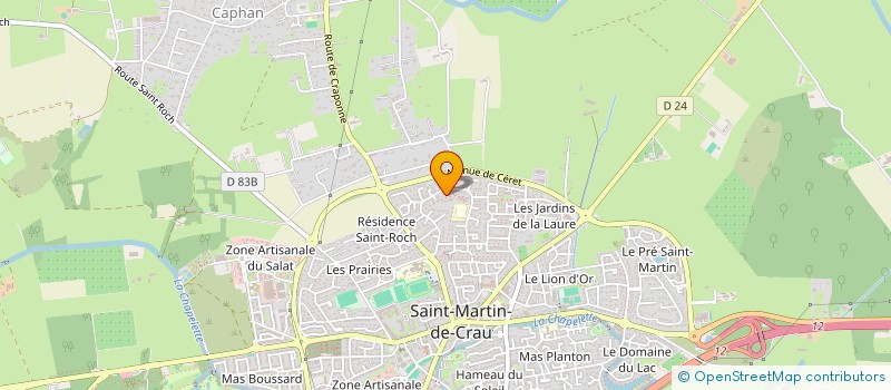 localisation de l'entreprise SCI EVOLUTION à SAINT-MARTIN-DE-CRAU