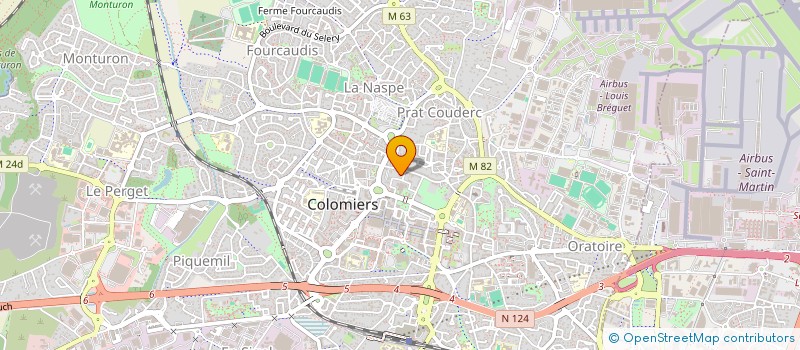 localisation de l'entreprise SCI EVOLUTION à COLOMIERS