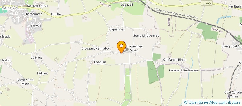 localisation de l'entreprise SCI EVOLUTION  SAINT-YVI