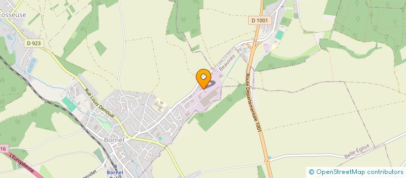 localisation de l'entreprise SCI EVOLUTIONS  BORNEL