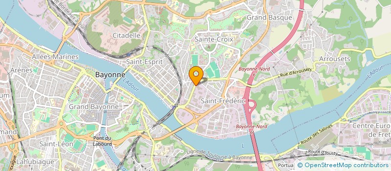 localisation de l'entreprise SCI EVOP à BAYONNE