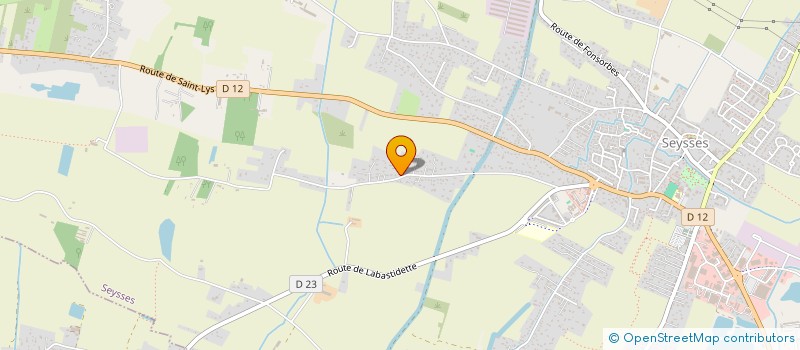 localisation de l'entreprise SCI EVORIS  SEYSSES