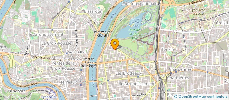 localisation de l'entreprise SCI EVOSGES 09  LYON