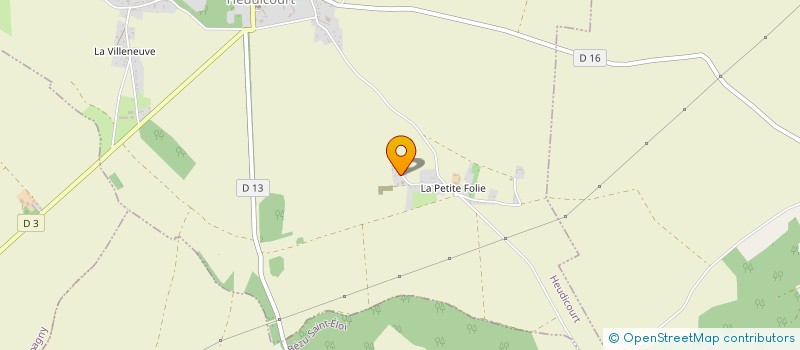 localisation de l'entreprise SCI EVP  ETREPAGNY