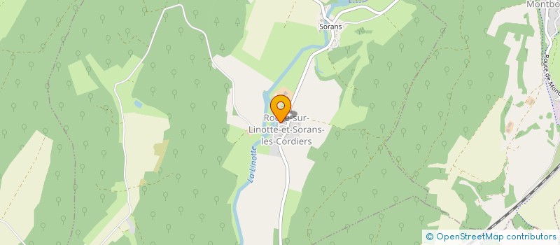 localisation de l'entreprise SCI EVRARD-MERCIER  CHASSEY-LES-MONTBOZON