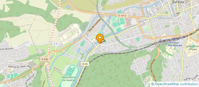 localisation de l'entreprise SCI EVREUX  EVREUX