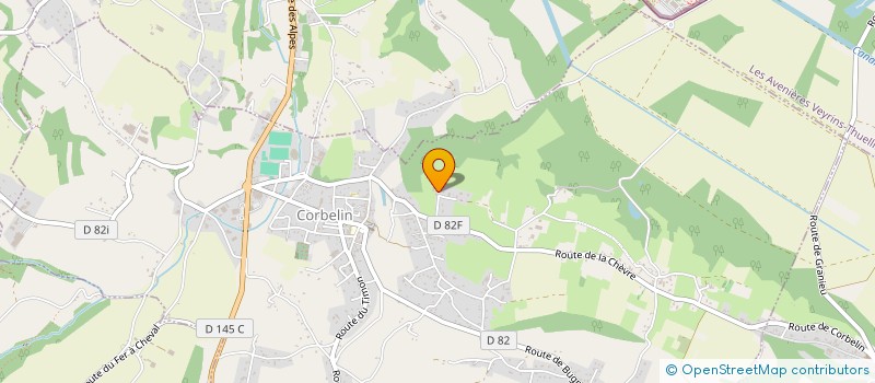 localisation de l'entreprise SCI EVRIEU MALLEIN  CORBELIN