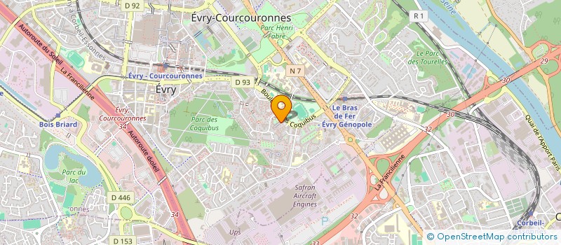 localisation de l'entreprise SCI EVRY LOGEMENT à EVRY-COURCOURONNES