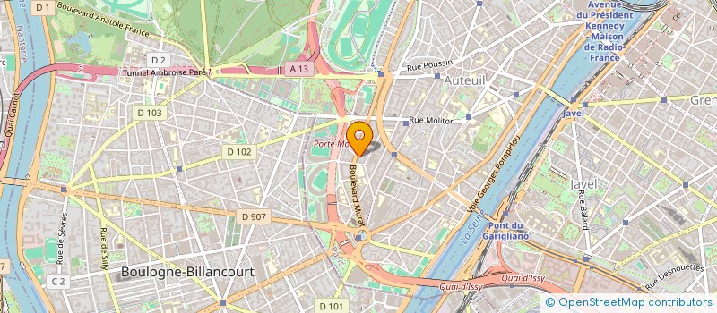 localisation de l'entreprise SCI EVRY SYMPHONIE  PARIS