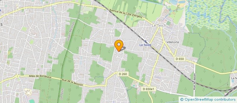 localisation de l'entreprise SCI EVS  GUJAN MESTRAS