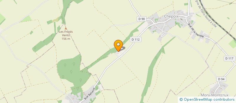 localisation de l'entreprise SCI EVT  CHEPOIX