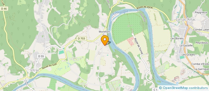 localisation de l'entreprise SCI EVTL à VITRAC