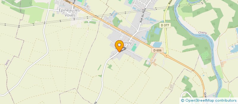 localisation de l'entreprise SCI EVY  CHARMOY