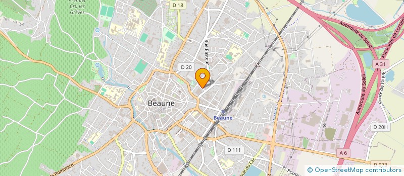 localisation de l'entreprise SCI EVYCHEL à BEAUNE