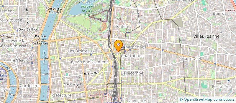 localisation de l'entreprise SCI EVYLLY  LYON