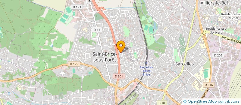 localisation de l'entreprise SCI EVYOMILAN à SAINT-BRICE-SOUS-FORET