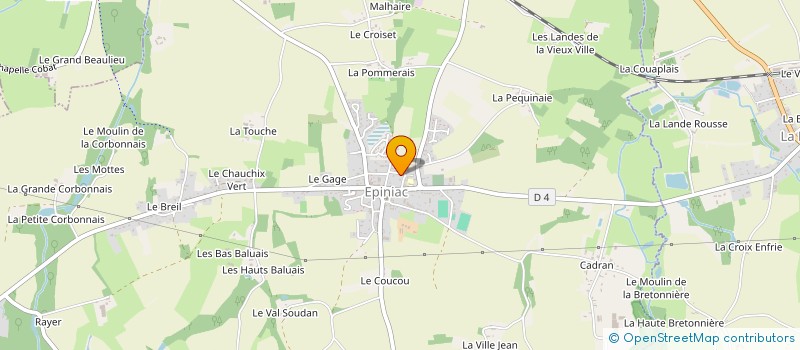 localisation de l'entreprise SCI EWEN  EPINIAC