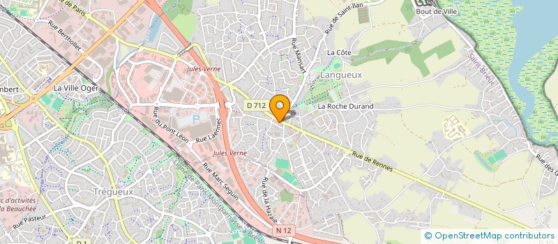 localisation de l'entreprise SCI EWEN MEHEUST  LANGUEUX