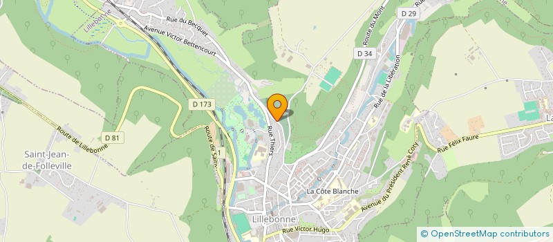 localisation de l'entreprise SCI EWO  LILLEBONNE