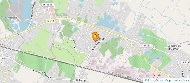 localisation de l'entreprise SCI EXALIS  IZON