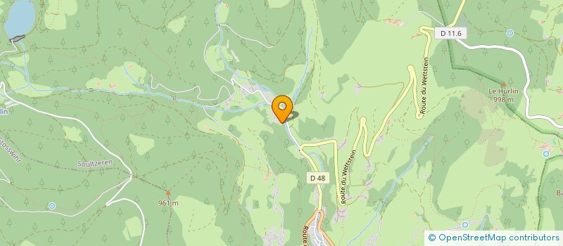 localisation de l'entreprise SCI EXALIS  SOULTZEREN