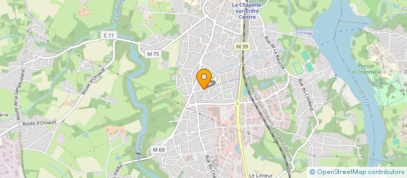 localisation de l'entreprise SCI EXALIS PS  LA CHAPELLE-SUR-ERDRE