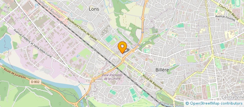 localisation de l'entreprise SCI EXAS GEODE  BILLERE