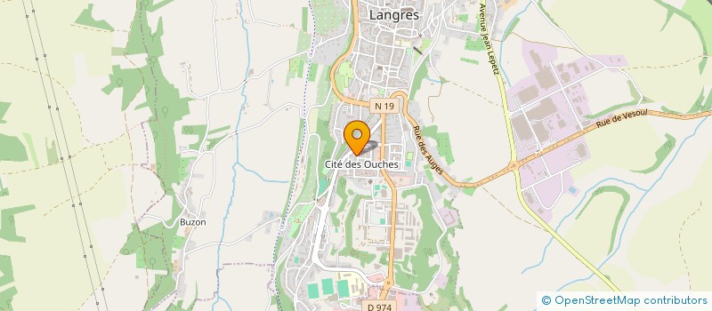 localisation de l'entreprise SCI EXCEL à LANGRES