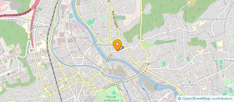 localisation de l'entreprise SCI EXCELIS 54  MALZEVILLE