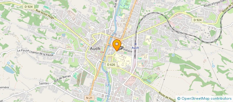localisation de l'entreprise SCI EXCELSIOR à AUCH