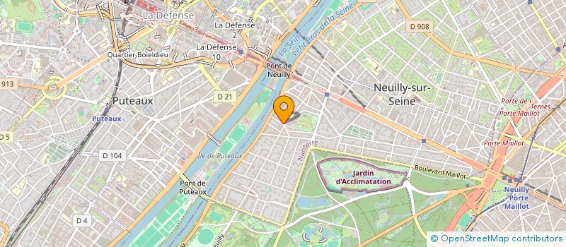 localisation de l'entreprise SCI EXCELSIOR à NEUILLY-SUR-SEINE