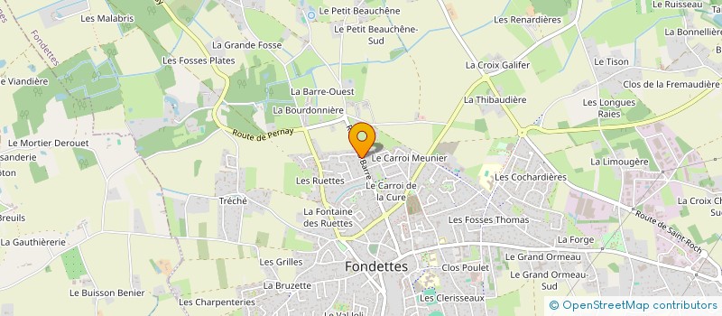 localisation de l'entreprise SCI EXEC à FONDETTES