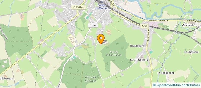 localisation de l'entreprise SCI EXERION  PARAY-LE-MONIAL